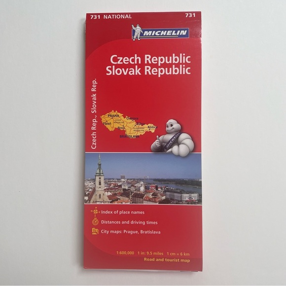 Prague & Czech Rep Guide, Phrasebook/Dictionary, Michelin Map Czech & Slovak - Picture 12 of 16